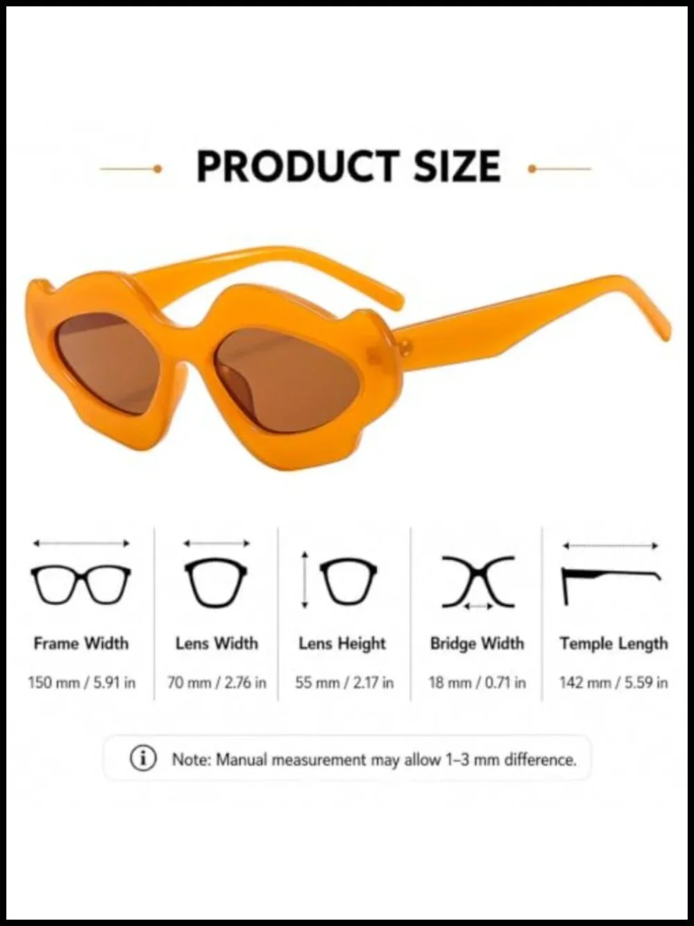 Cat Eye Flower Shape Sunglasses UV400 Non-Polarized Oversized